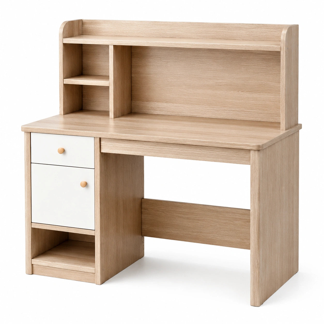 Schreibtisch aus MDF mit Eicheoptik 120x55x90 cm